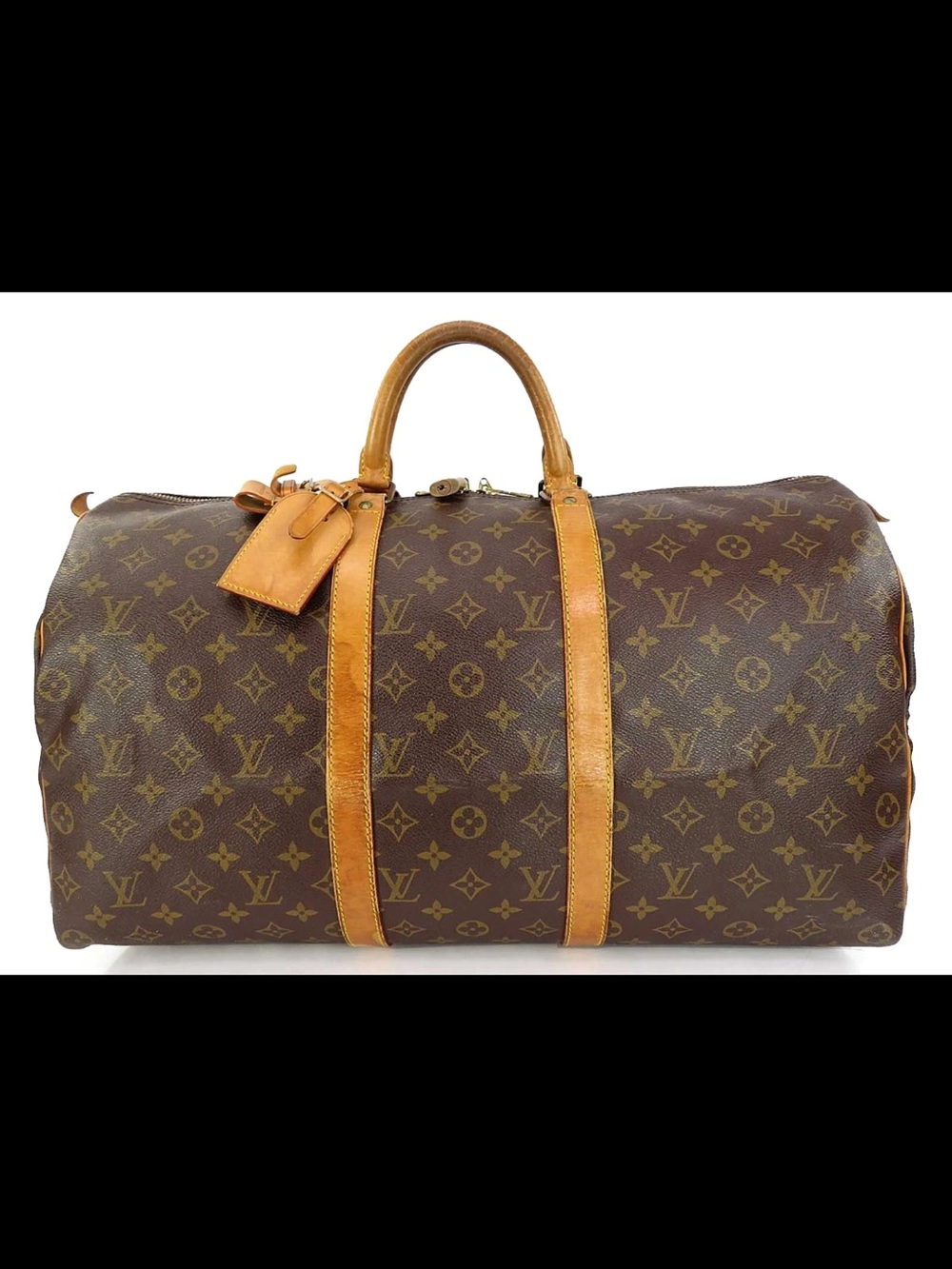 Louis Vuitton Monogram Canvas Duffel with Vachetta Trim